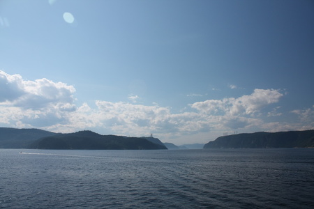 Arrivée au fjord