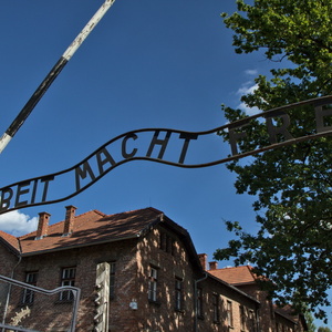 Entrée camp Auschwitz