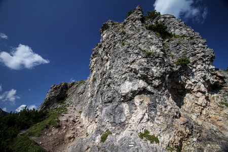 Pic rocheux vers Sarnia Skala